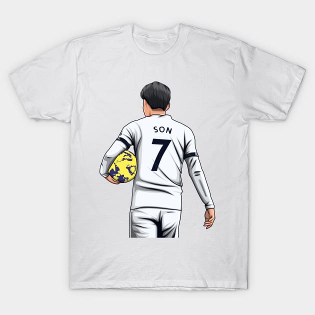 Son Heung-Min T-Shirt by Aldduardo